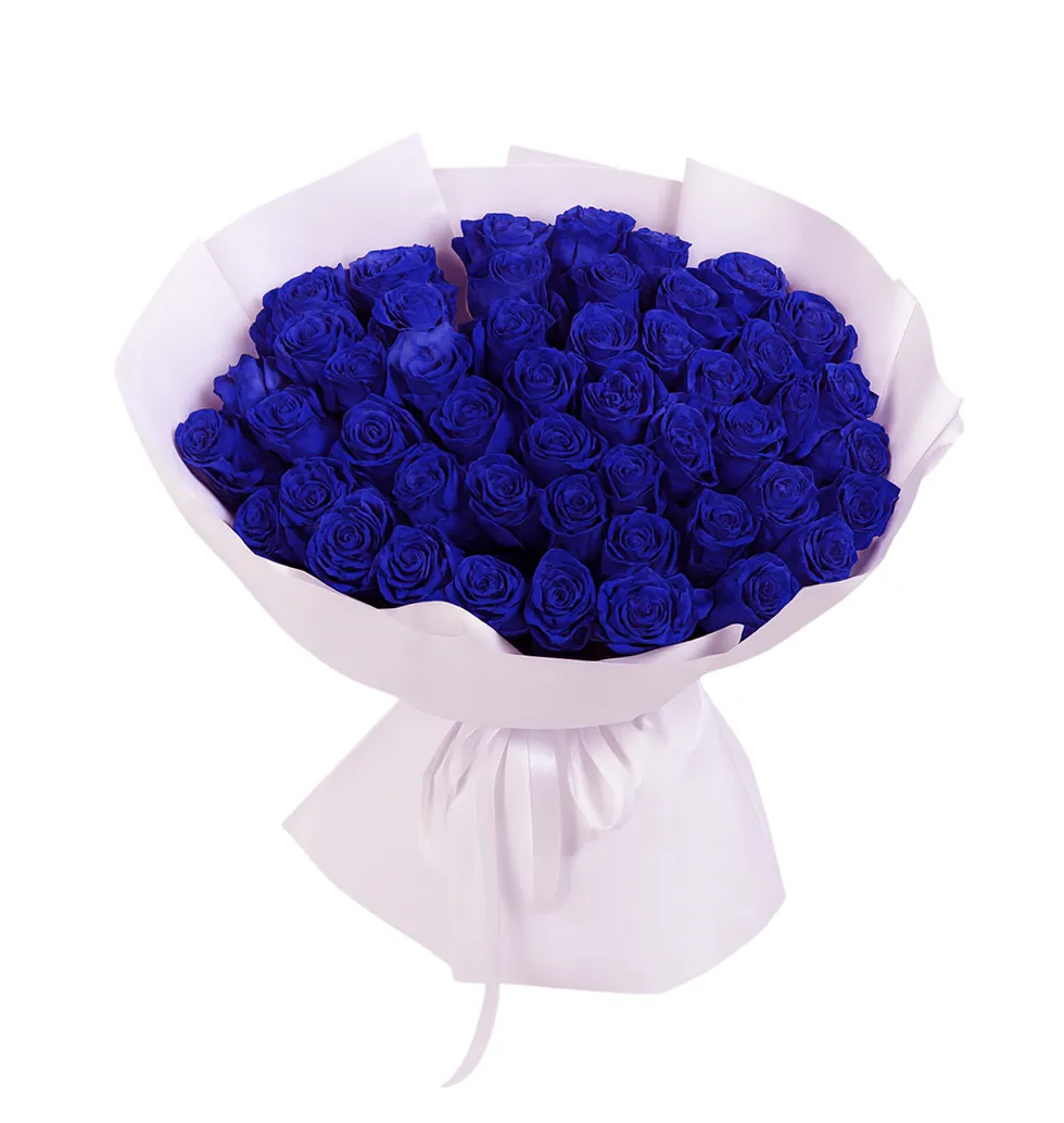 Enchanting Blue Rose Bouquet
