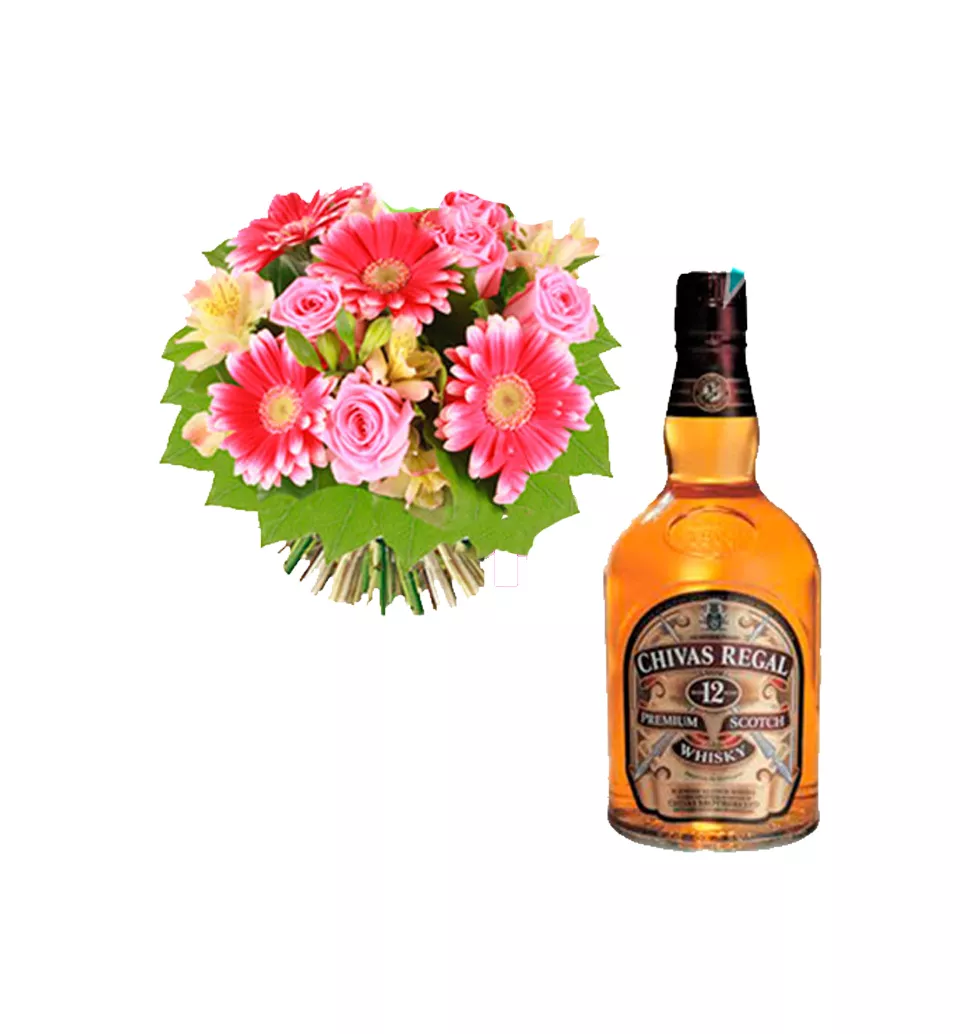 Whisky Regal and Flowers