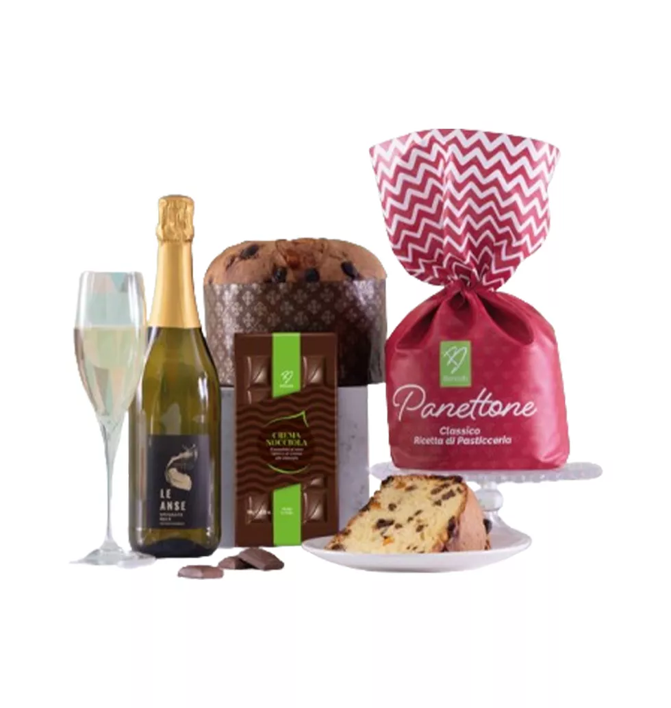 Sparkling Celebration with Panettone Delight