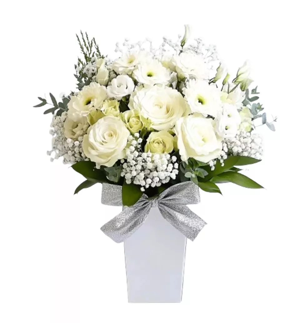 Graceful Bouquet of White Blooms